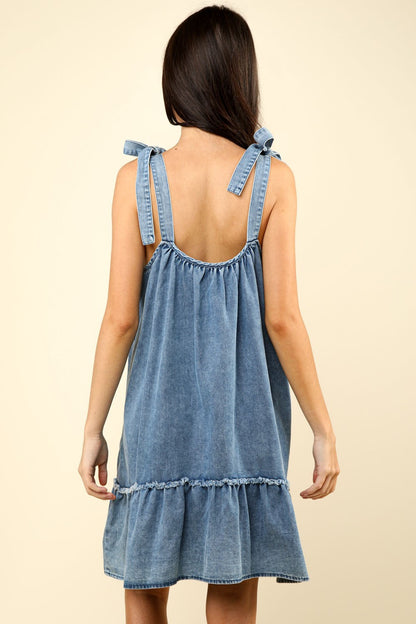 Austin Washed Denim Mini Dress