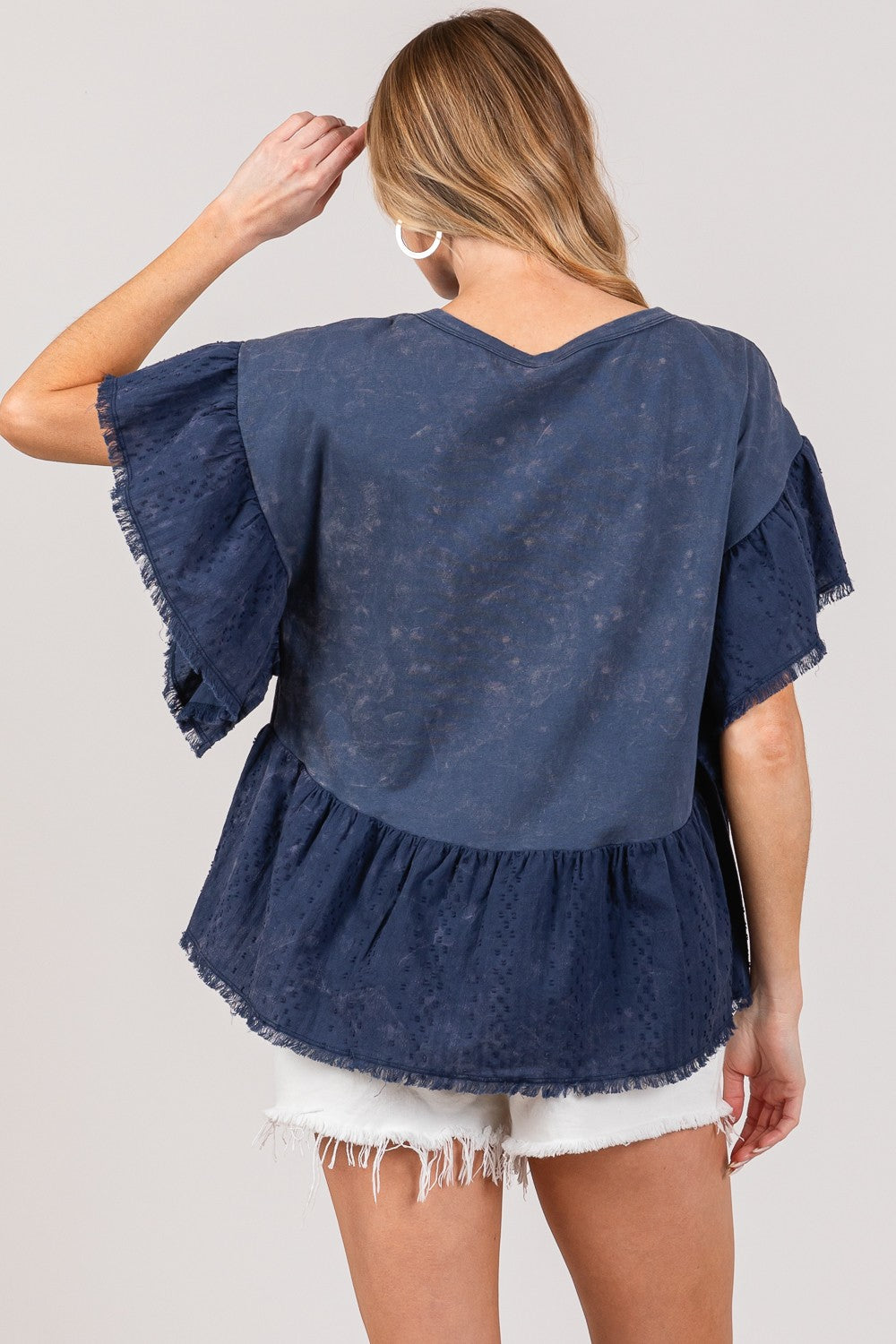 Bexley Ruffle Short Sleeve Blouse