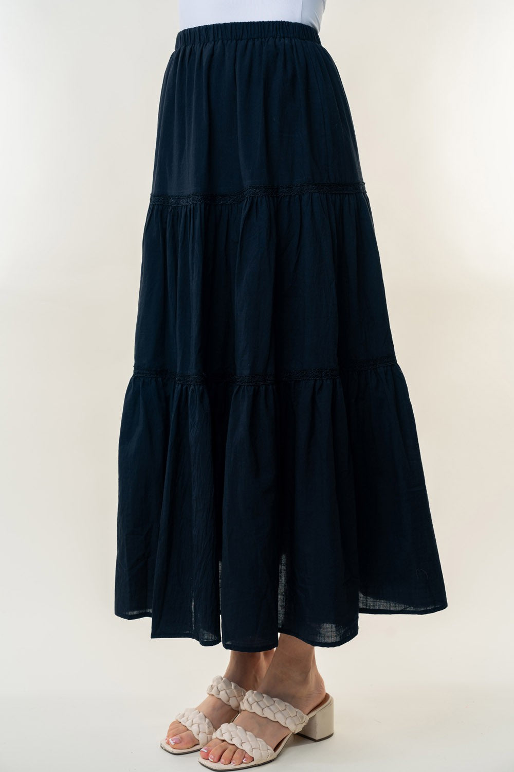 Jaydee High Waisted Maxi Skirt