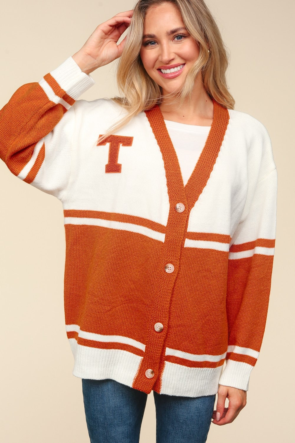 Varsity T Cardigan