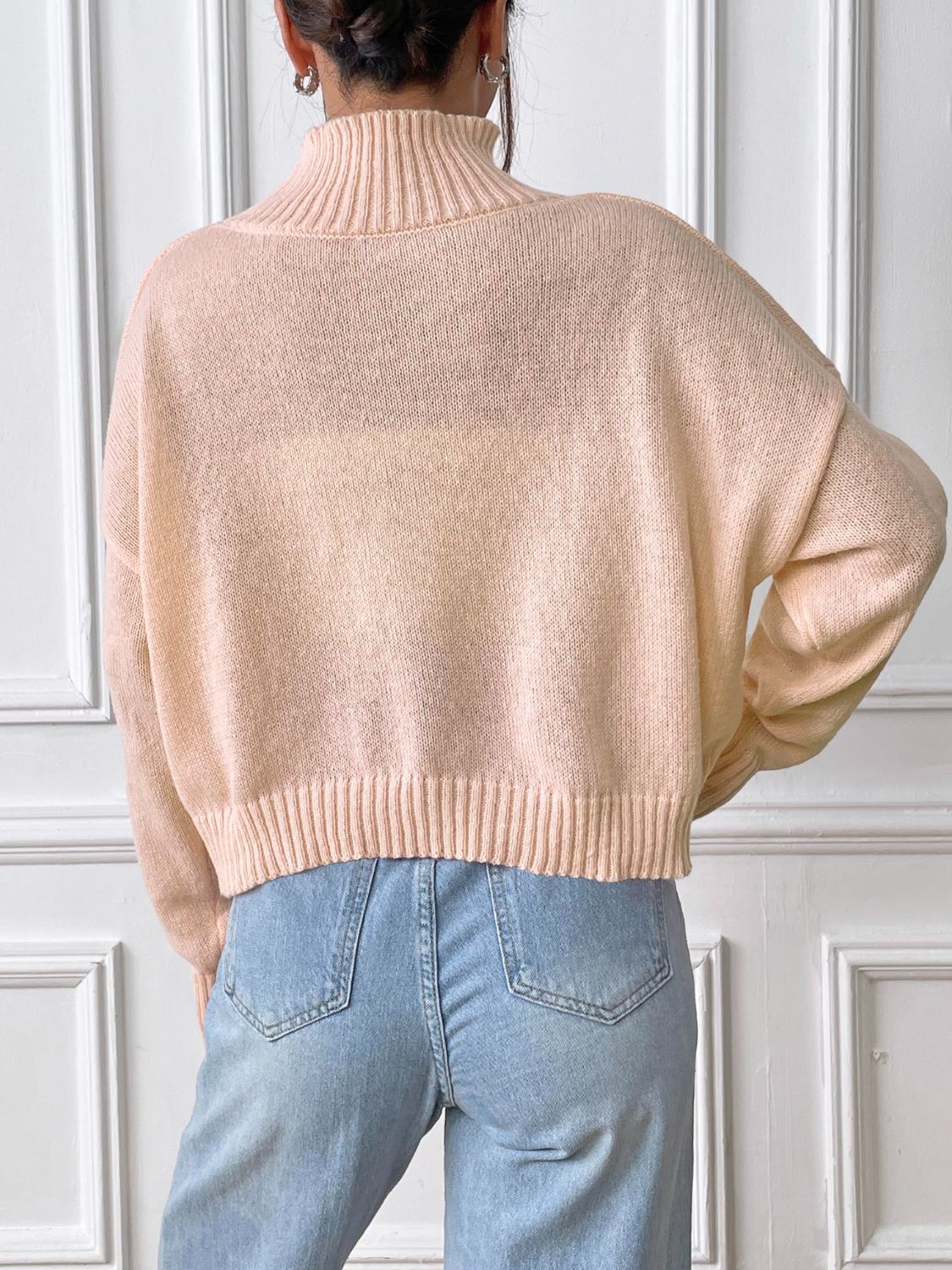 Mandy Turtleneck Cropped Sweater