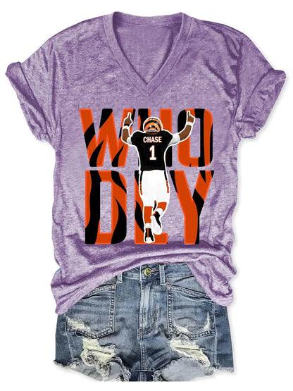 Who Dey Bengals Tiger Graphic Tee