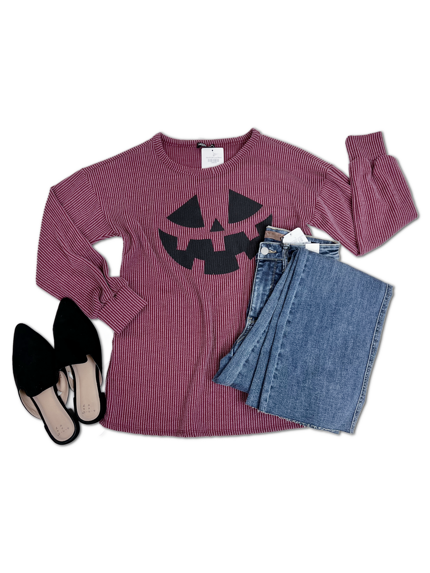 Jack O’ Lantern Graphic Long Sleeve Shirt