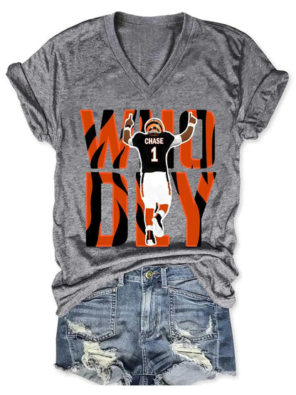 Who Dey Bengals Tiger Graphic Tee