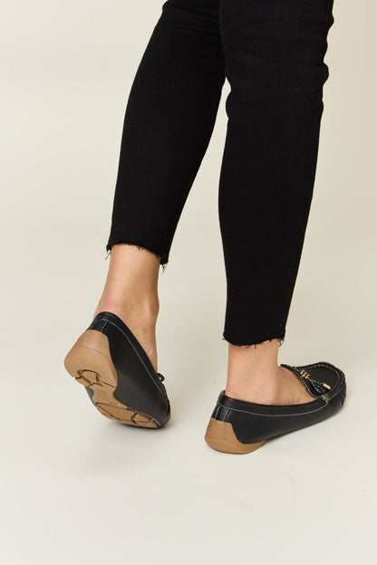 Forever Link Slip On Bow Flat Loafers