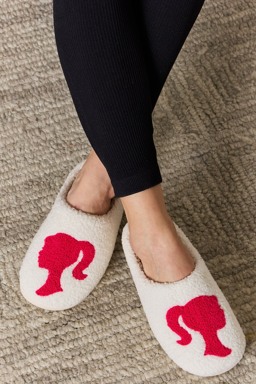 Barbie Silhouette Cozy Slippers