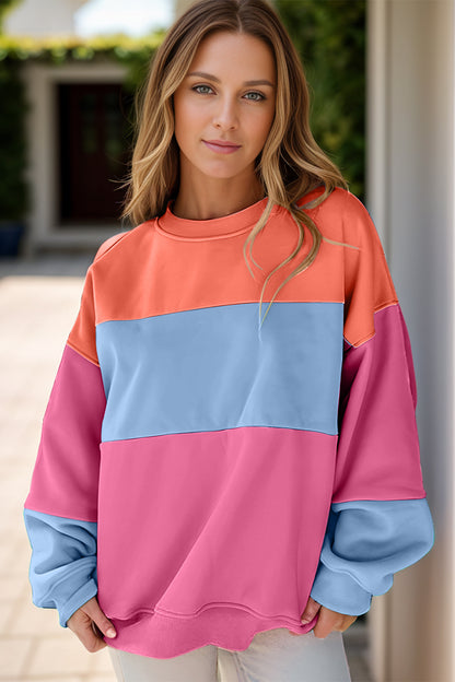 Darcy Color Block Sweatshirt