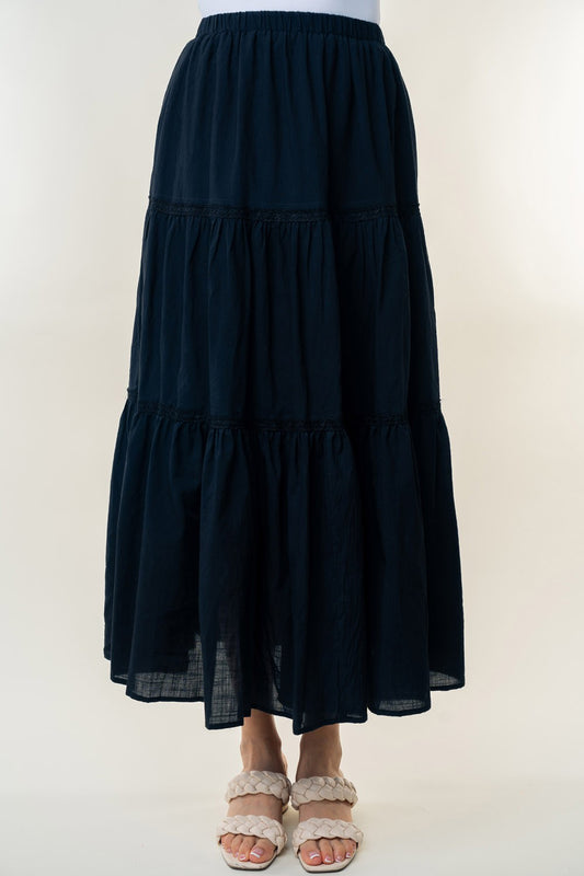 Jaydee High Waisted Maxi Skirt