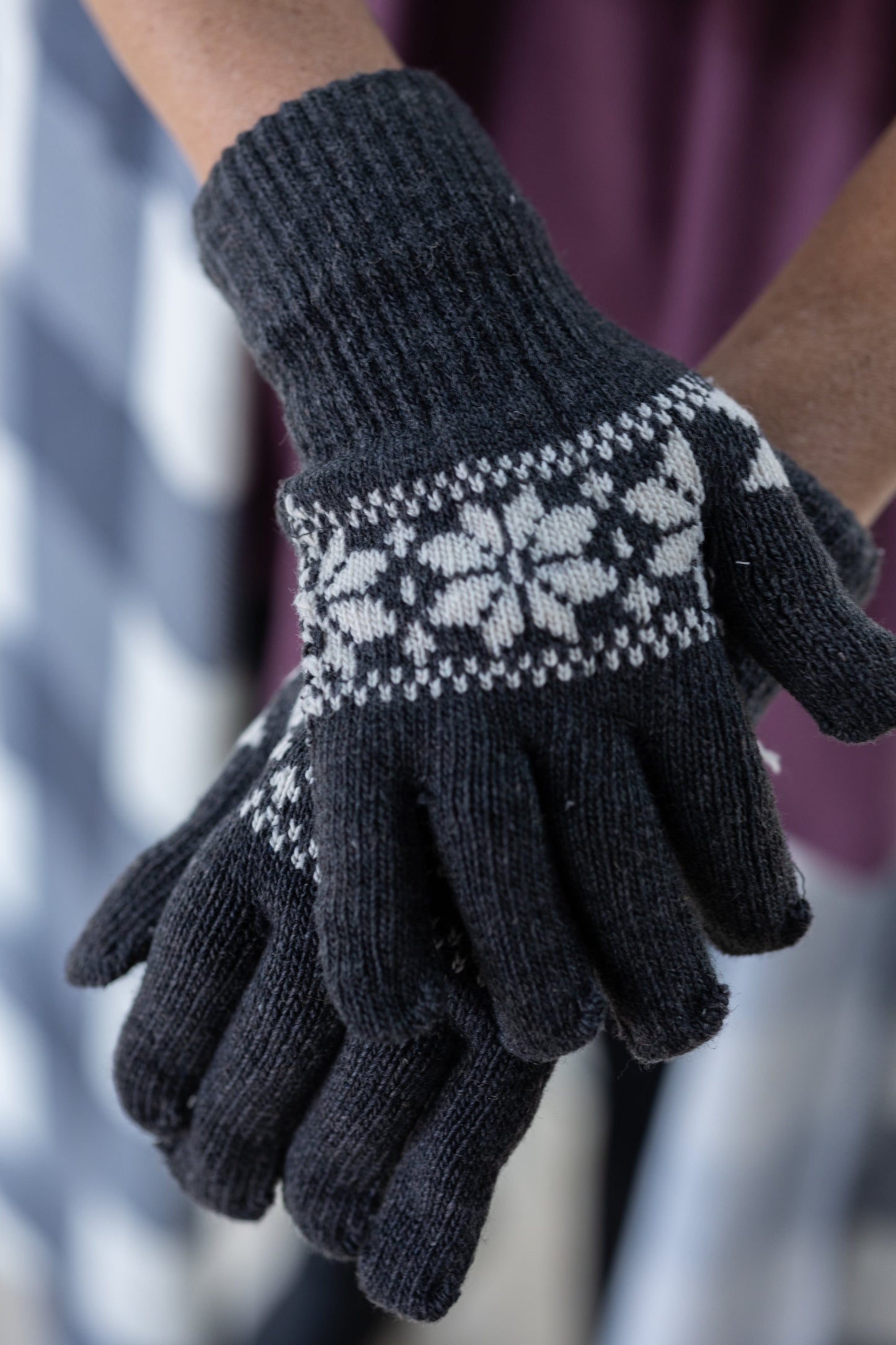 Franklin Knit Winter Gloves