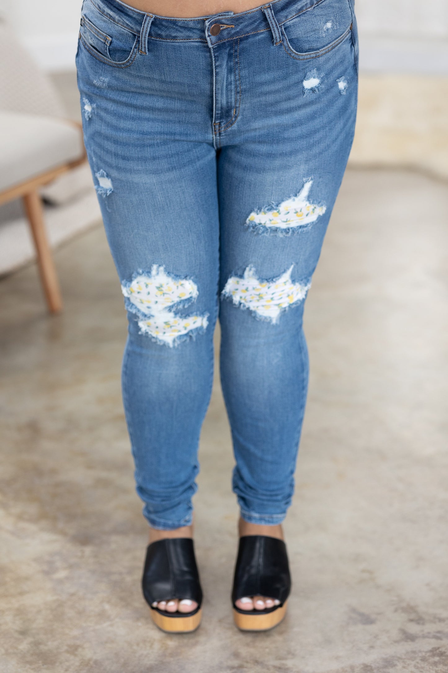 Lemon Drops Judy Blue Skinny Jeans