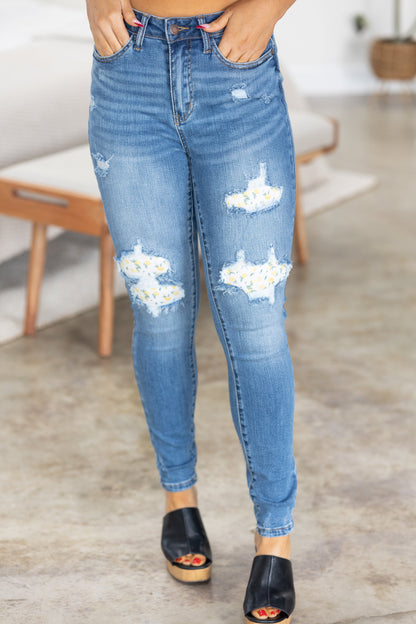 Lemon Drops Judy Blue Skinny Jeans