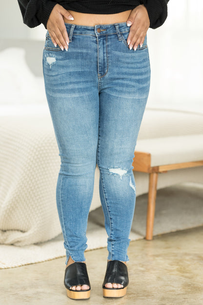 Dandelion Wishes Judy Blue Skinny Jeans