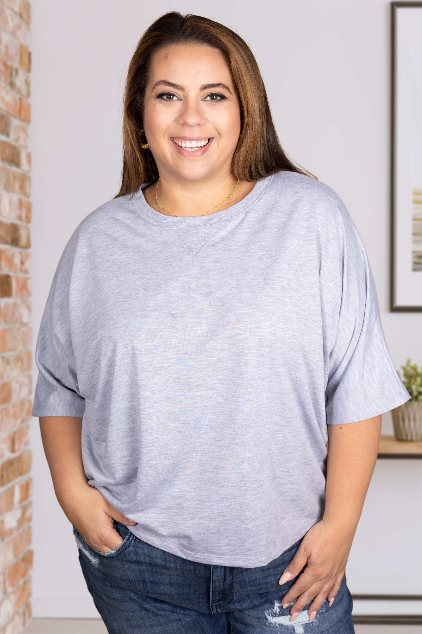 Anna Short Sleeve Dolman Tee