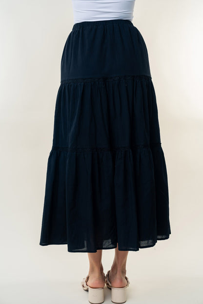 Jaydee High Waisted Maxi Skirt