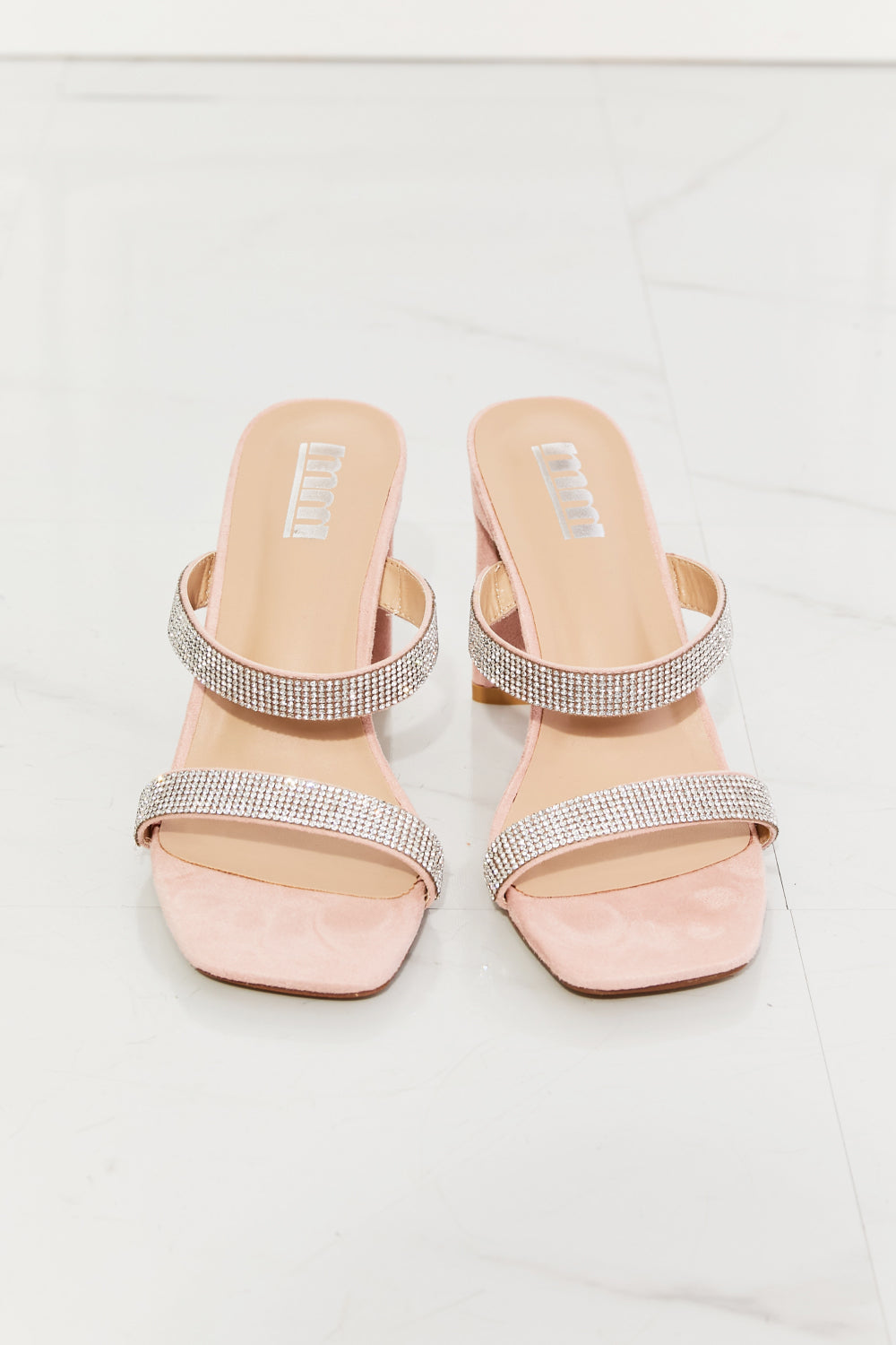 Leave A Little Sparkle, Block Heel Sandal