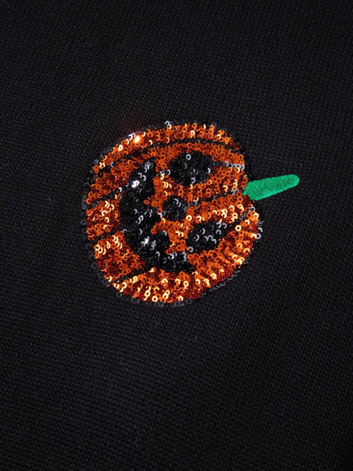 Sequin Pumpkins Sweater, Plus Size