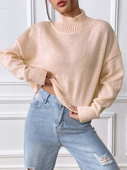 Mandy Turtleneck Cropped Sweater