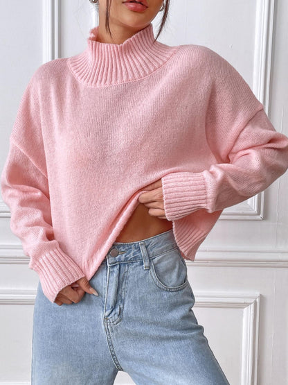 Mandy Turtleneck Cropped Sweater