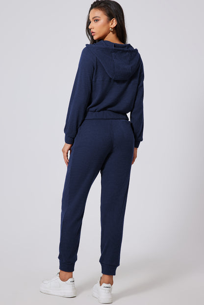 Della Quarter Zip Hoodie and Joggers Set