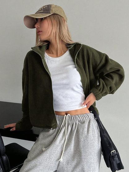 Marleigh Zip Up Cropped Jacket