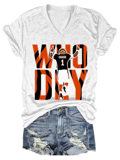 Who Dey Bengals Tiger Graphic Tee